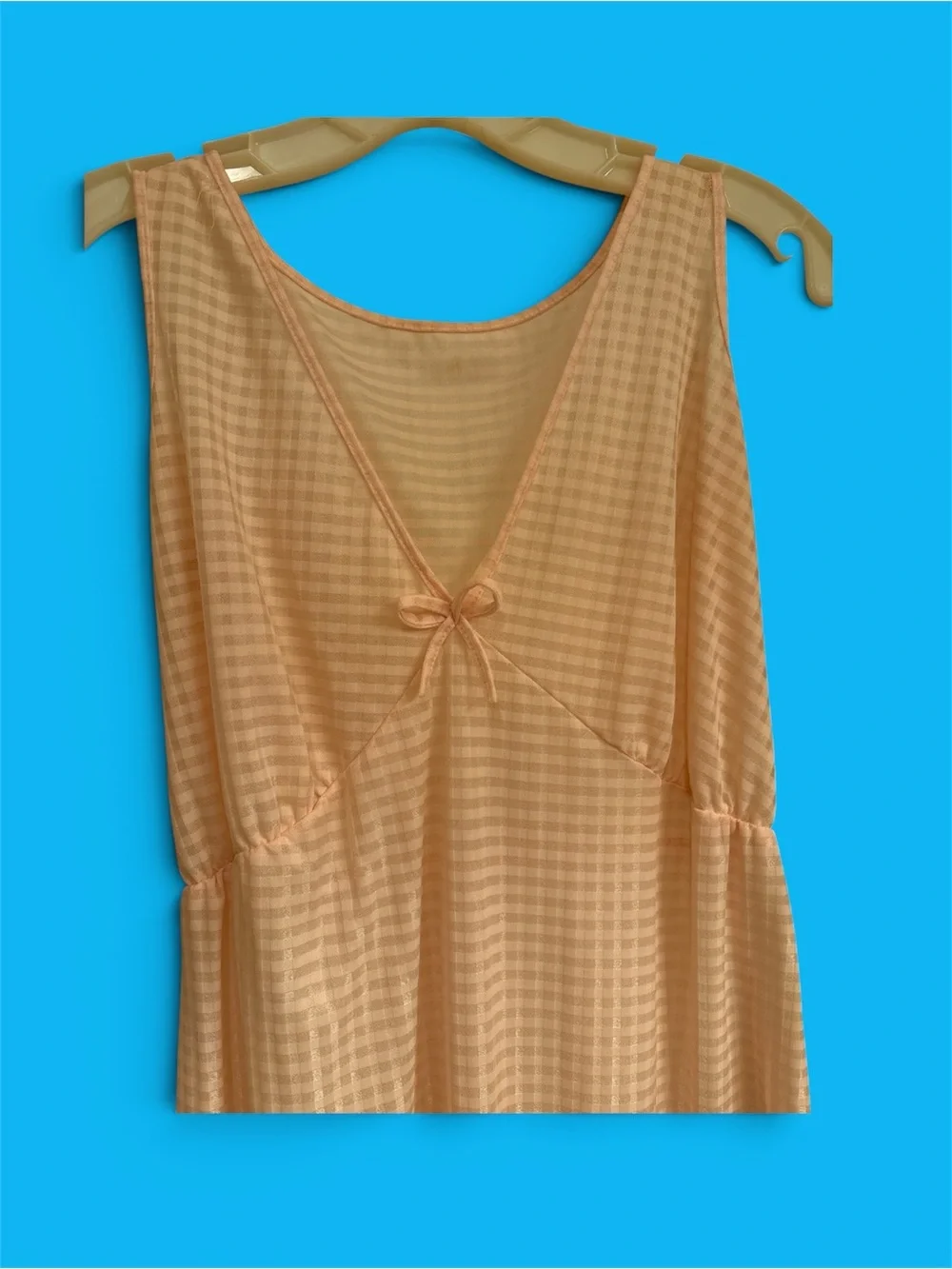 Women's Peach Long Sleep Nightgown & Robe